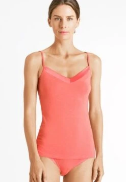 Hanro 42 Annik Spaghetti Top Grapefruit (072667)