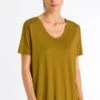 Balance Shirt Green Moss (078533) -Hanro balance shirt green moss 078533