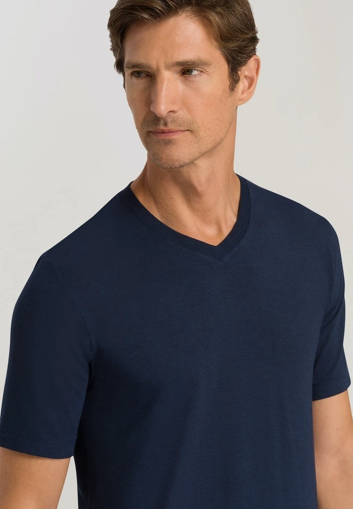 Casuals Shirt V-Neck Deep Navy (075035) 6 Casuals Shirt V-Neck Deep Navy (075035) - Afbeelding 4