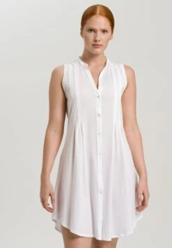Cotton Deluxe Sleeveless Nightdress White (077952)