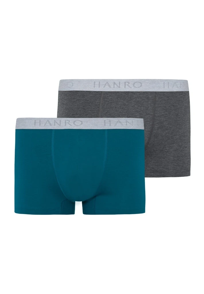 Cotton Essentials 2-Pack Deep Lagoon/Coal Melange (073078) 3 Cotton Essentials 2-Pack Deep Lagoon/Coal Melange (073078)