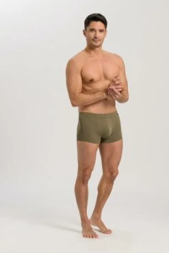 Cotton Essentials 2-Pack Dusty Green/Deep Onyx (073079) -Hanro cotton essentials 2 pack dusty green deep onyx 073 6