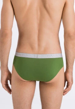 Cotton Essentials 2-Pack Grey Melange / Cactus (073075) -Hanro cotton essentials 2 pack grey melange cactus 07307 4