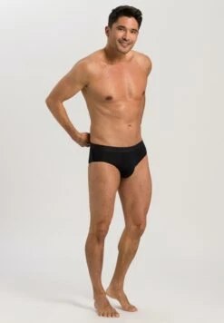 Cotton Essentials Brief Black (073101) -Hanro cotton essentials brief black 073101 2
