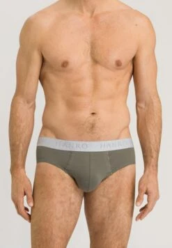 Cotton Essentials Briefs 2-Pack Antique Green/Ebony (073075)