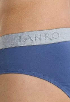 Cotton Essentials Briefs 2-Pack Clematis Blue/Deep Navy (073075) -Hanro cotton essentials briefs 2 pack clematis blue deep 8