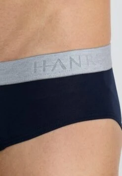 Cotton Essentials Briefs 2-Pack Clematis Blue/Deep Navy (073075) -Hanro cotton essentials briefs 2 pack clematis blue deep 9