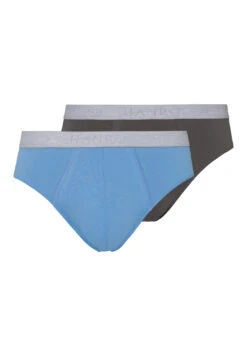 Cotton Essentials Briefs 2-Pack Concrete & Atlantic (073075)