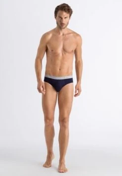 Cotton Essentials Briefs 2-Pack Midnight/Amaryllis (073075) -Hanro cotton essentials briefs 2 pack midnight amaryllis 7