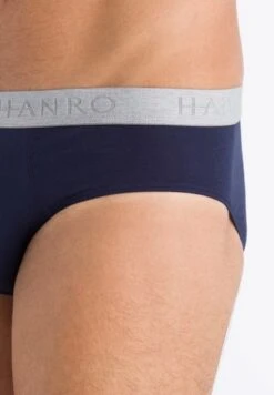 Cotton Essentials Briefs 2-Pack Midnight/Amaryllis (073075) -Hanro cotton essentials briefs 2 pack midnight amaryllis 9