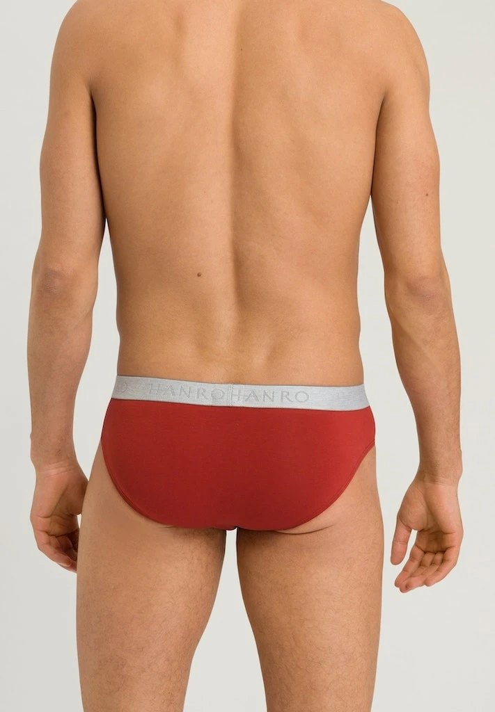 Cotton Essentials Briefs 2-Pack Red Ochre/Fresh Grey (073075) 5 Cotton Essentials Briefs 2-Pack Red Ochre/Fresh Grey (073075) - Afbeelding 3