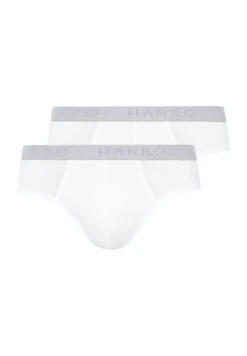 Cotton Essentials Briefs 2-Pack White (073075) -Hanro cotton essentials briefs 2 pack white 073075 4