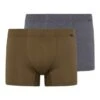 Cotton Essentials Pants 2-Pack Artichoke/Coal Melange (073079)