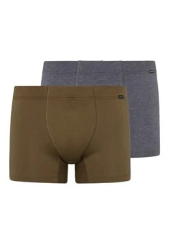 Cotton Essentials Pants 2-Pack Artichoke/Coal Melange (073079)
