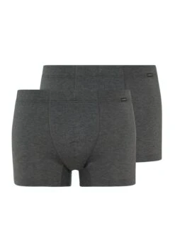Cotton Essentials Pants 2-Pack Coal Melange (073079) -Hanro cotton essentials pants 2 pack coal melange 073079 4