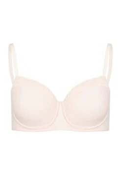 Cotton Lace Light Padded Bra Powder (072433) -Hanro cotton lace light padded bra powder 072433 2