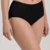 Cotton Seamless Maxi Brief Black (071625)