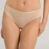 Cotton Seamless Midi Brief Beige (071626) 1 Cotton Seamless Midi Brief Beige (071626) -Hanro cotton seamless midi brief beige 071626