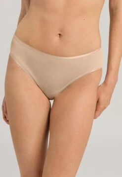 Cotton Seamless Midi Brief Beige (071626)