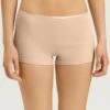 Cotton Seamless Shortleg Beige (071631) -Hanro cotton seamless shortleg beige 071631