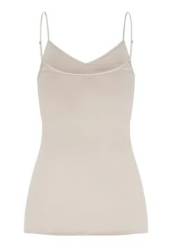 Cotton Seamless Spaghetti Top Padded Dune (071605) -Hanro cotton seamless spaghetti top padded dune 071605 6