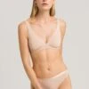 Cotton Sensation Soft Cup Bra Beige (071387) -Hanro cotton sensation soft cup bra beige 071387