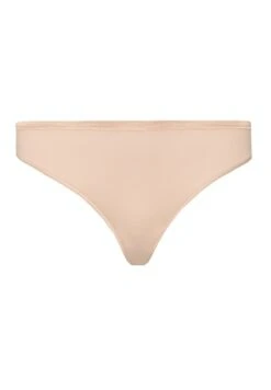Cotton Sensation Thong Beige (071402) -Hanro cotton sensation thong beige 071402 2
