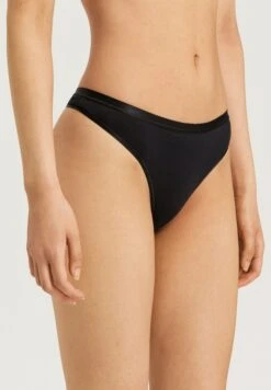 Cotton Sensation Thong Black (071402)