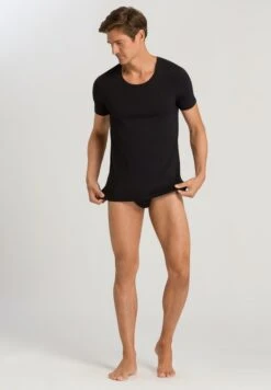 Cotton Superior Brief Black (073085) -Hanro cotton superior brief black 073085 2