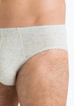 Cotton Superior Brief Grey Melange (073085) -Hanro cotton superior brief grey melange 073085 3