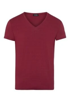 Cotton Superior Shirt V-Neck Ruby (073089) -Hanro cotton superior shirt v neck ruby 073089 4
