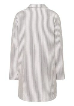 Edda Long Sleeve Nightdress Azurite Stripe (076655) -Hanro edda long sleeve nightdress azurite stripe 076655 5