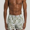 Fancy Woven Boxer Bold Botanic Print (074013) -Hanro fancy woven boxer bold botanic print 074013