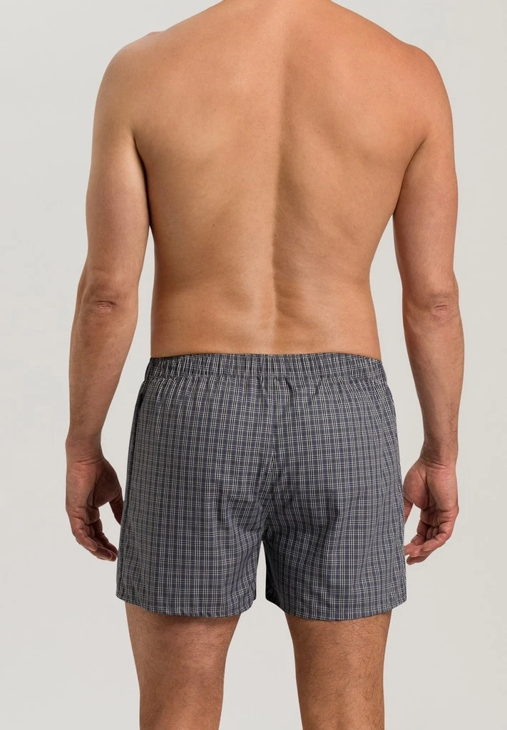 Fancy Woven Boxer Grey Check (074013) 4 Fancy Woven Boxer Grey Check (074013) - Afbeelding 2