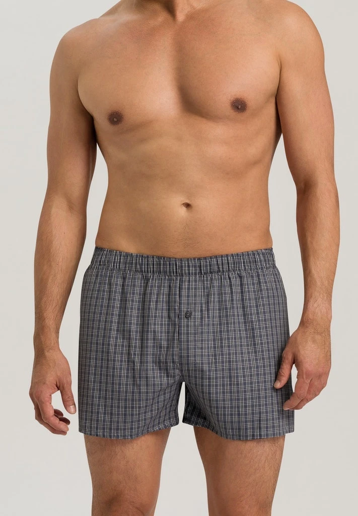 Fancy Woven Boxer Grey Check (074013) 3 Fancy Woven Boxer Grey Check (074013)