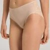 Hanro Moments Midi Brief Beige (071480) -Hanro hanro moments midi brief beige 071480