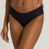 Invisible Cotton Midi Brief Black (071227) -Hanro invisible cotton midi brief black 071227