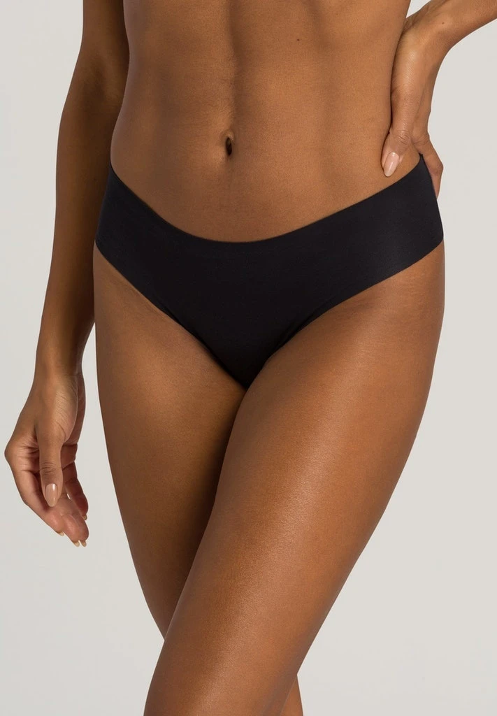 Invisible Cotton Midi Brief Black (071227) 3 Invisible Cotton Midi Brief Black (071227)