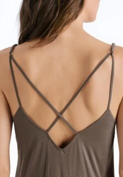 Irini Sleeveless Short Pajama Seagrass (076879) -Hanro irini sleeveless short pajama seagrass 076879 4