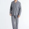 Jasper Pajama Thyme Check (075207) 1 Jasper Pajama Thyme Check (075207) -Hanro jasper pajama thyme check 075207