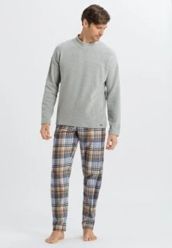 Jasper Shirt Ash Melange (075215) -Hanro jasper shirt ash melange 075215 2