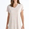Laura Nightdress Sunny Stripe (077111) -Hanro laura nightdress sunny stripe 077111