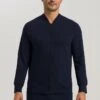 Leisure Jacket Black Iris (075076) -Hanro leisure jacket black iris 075076