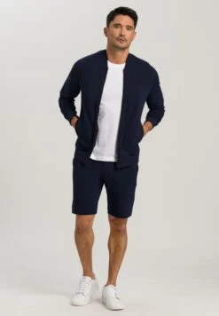 Leisure Short Pants Black Iris (075070) -Hanro leisure short pants black iris 075070 2