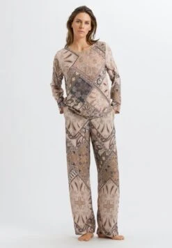 Lille Long Pants Versatile Paisley (076985) -Hanro lille long pants versatile paisley 076985 2