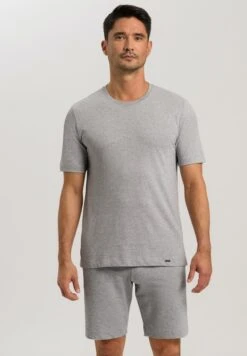 Living Shirt Crew Neck Grey Melange (075050)