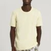 Living Shirts Short Sleeve Shirt Pastel Yellow (075050) -Hanro living shirts short sleeve shirt pastel yellow 075