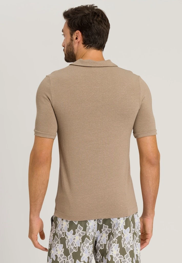 Loungy Summer Short Sleeve Shirt V-Neck Coin (075918) 4 Loungy Summer Short Sleeve Shirt V-Neck Coin (075918) - Afbeelding 2