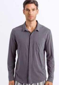Luca Button Shirt Concrete (075646)