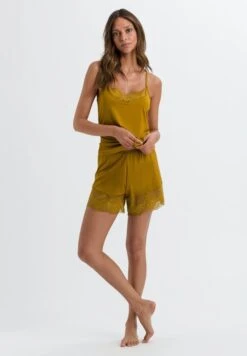 Lucy Spaghetti Top Kelp Gold (072956) -Hanro lucy spaghetti top kelp gold 072956 4